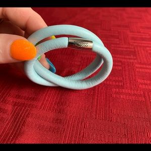 Genuine leather JN collection bracelet